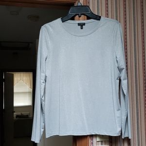 Silver sparkle top.